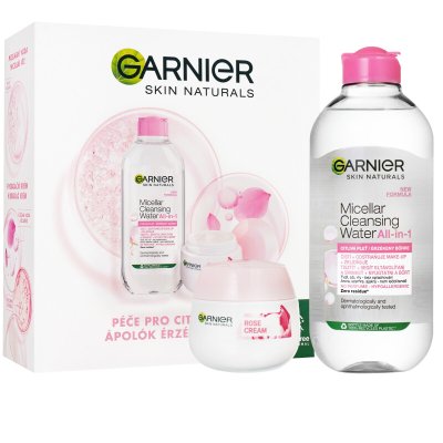 Garnier Garnier Skin Naturals Rose Vánoční balíček 2023, 2 ks