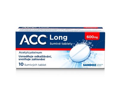 ACC LONG 600 mg 10 šumivých tablet