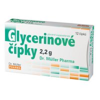 Dr. Müller Glycer.čípky 12 čípků 2,2 g