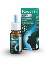 NASIVIN 0,5MG/ML nosní podání GTT SOL 10ML
