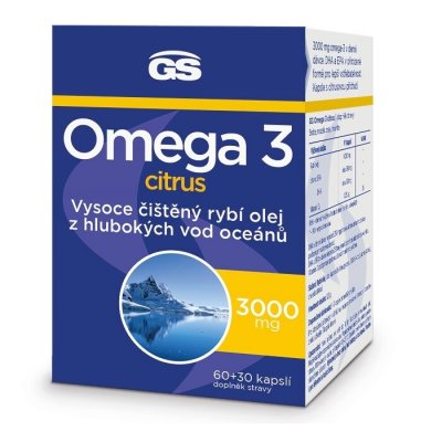 GS Omega 3 Citrus cps.60+30