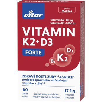 Vitar Vitamin K2+D3 Forte tbl.60