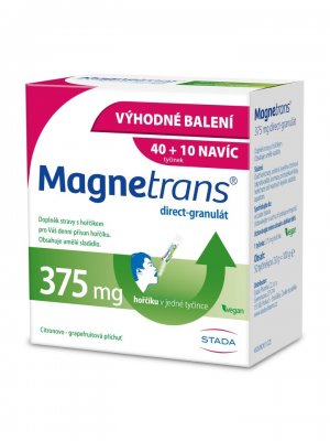 Magnetrans 375mg 40+10 tyčinek granulátu