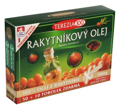 Terezia Rakytníkový olej 100% 60 tobolek