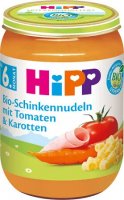 HIPP BABY MENU zelenina se šunkou a těstovinami 190g