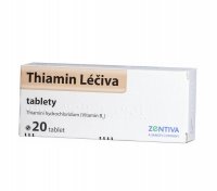 THIAMIN LÉČIVA 50MG neobalené tablety 20