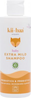 kii-baa organic Přírodní dětský šampon jemný 200 ml