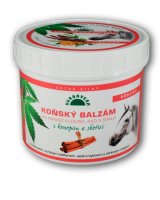 Koňský balzám hřej.konopí-skořice HERBAVERA 500ml