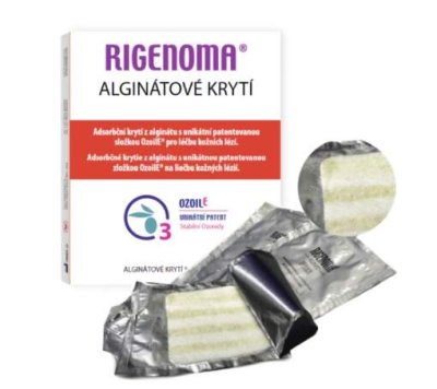 RIGENOMA alginátové krytí s OZOILE 5ks