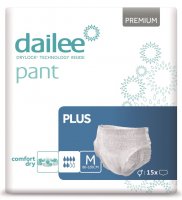 Dailee Pant Premium PLUS inkontinenční kalhotky M, 15ks