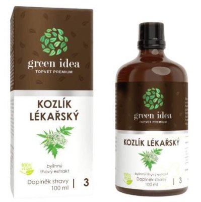 Green idea Kozlík lékařský bylinný extrakt 100ml