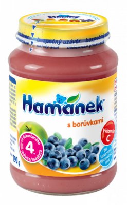 Hamánek kojenecká výživa s borůvkami 190g