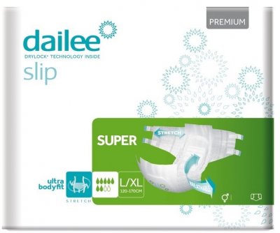 Dailee Slip Premium SUPER inkontinenční kalhotky L/XL 30ks