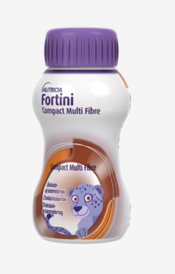 FORTINI COMPACT MULTI FIBRE S PŘÍCHUTÍ ČOKOLÁDA-KARAMEL POR SOL 4X125ML