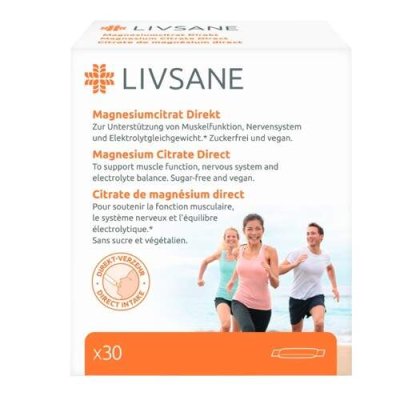 LIVSANE Magnesium Direct sáčky 30x2.1g LIVSANE Magnesium Direct sáčky 30x2.1g