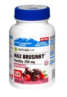 Swiss NatureVia Max brusinky 250 mg 30+6 pastilek