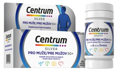 Centrum Silver multivitamín pro muže 50+ 90 tablet