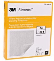 SILVERCEL hydroalginátové antimikrobiální krytí se stříbrem 11x11cm 10ks