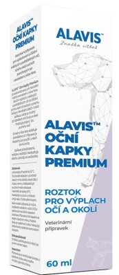 ALAVIS Oční kapky Premium pro výplach očí 60ml