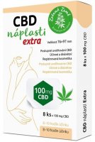 Zelená Země CBD náplasti extra 100 mg 8 ks