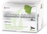 Noventis Ginkgo Biloba 40 mg 60 kapslí