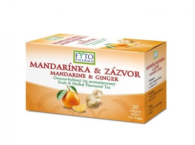 Fytopharma Ovocno-bylinný čaj mandarinka & zázvor 20x2 g