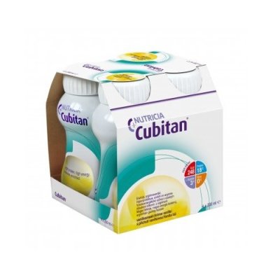 Cubitan S příchutí vanilkovou 4x200 ml