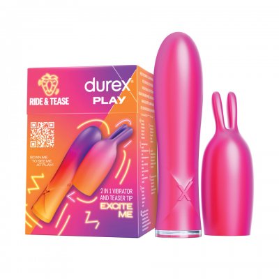 DUREX Play Vibrátor 2v1 se stimulační špičkou