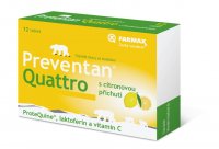 Preventan Quattro s citronovou příchutí tbl.12
