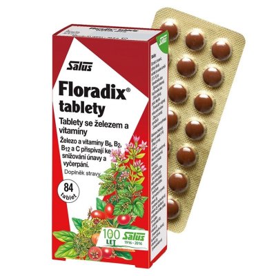 Floradix Železo+ 84 tablet