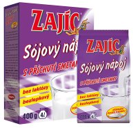 Sójový nápoj Zajíc s příchutí smetany sáček 400g DOYPACK