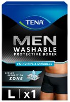 TENA Men Washable Boxers L černé inkontinenční boxerky 3ks