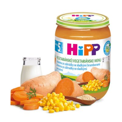 HiPP BABY BIO Zelenina se sladkými bramborami 190g