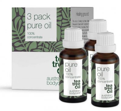 Australian Bodycare Koncentrovaný Tea Tree Oil na kožní problémy 3x30 ml.