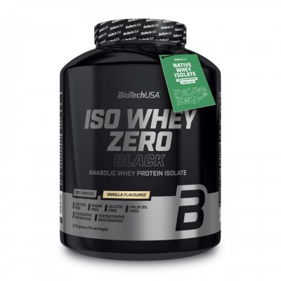 BioTech Iso Whey Zero Black 2270g vanilla