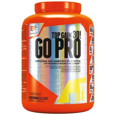 Extrifit Go Pro 30 3000 g vanilka