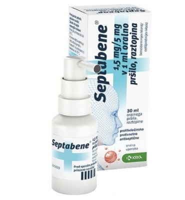 SEPTABENE - 1,5MG/ML+5MG/ML ORM SPR SOL 30ML