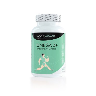 Sportwave Omega 3+, 90 tobolek