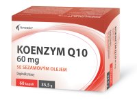 Noventis Koenzym Q10 60 mg se sezamovým olejem 60 kapslí