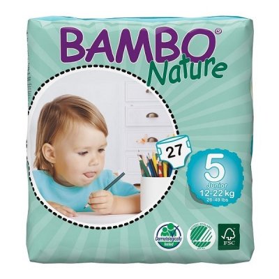 UNTRACO Abena BAMBO NATURE JUNIOR KALHOTKY ABSORPČNÍ DĚTSKÉ,12-22KG,1200ML,SUCHÝ ZIP