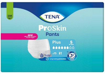 TENA Proskin Pants Plus S Inkontinenční kalhotky 15ks