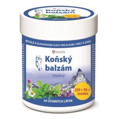 Swiss Koňský balzám chladivý 250+50 ml