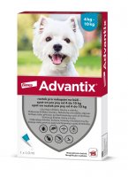 Advantix pro psy 4-10kg spot-on a.u.v.4x1ml