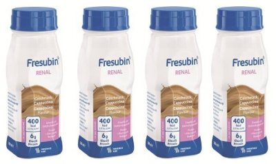 FRESUBIN RENAL PŘÍCHUŤ CAPPUCCINO POR SOL 4X200ML