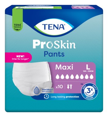 TENA Proskin Pants Maxi L Inkontinenční kalhotky 10ks