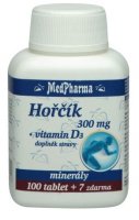 MedPharma Hořčík 300mg + Vitamin D3 107 tablet