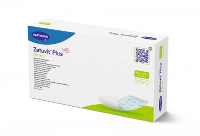 ZETUVIT PLUS SILICONE 10x20cm silikonové krytí bez lepivého okraje 10ks