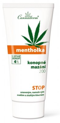 Cannaderm Mentholka konopné mazání 200 g Cannaderm Mentholka konopné mazání 200 g