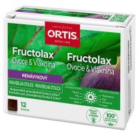Ortis Fructolax 12 žvýkacích kostek