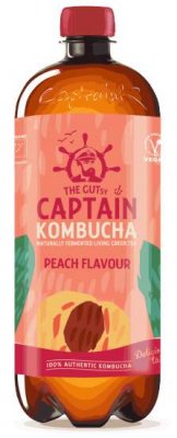 The Gutsy Captain Kombucha broskev BIO 1l